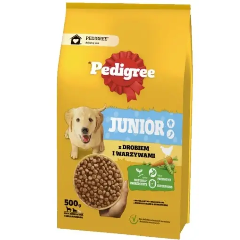 Pedigree Junior Mini корм для цуценят дрібних порід 500г (курка)
