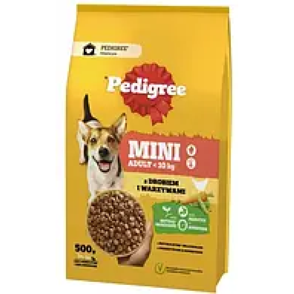 Pedigree Adult Mini корм для собак 500г (курка)