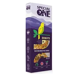 Лакомства для птиц Special One «Пончики» 60 г / 3 шт (смородина, эхинацея, виноград)