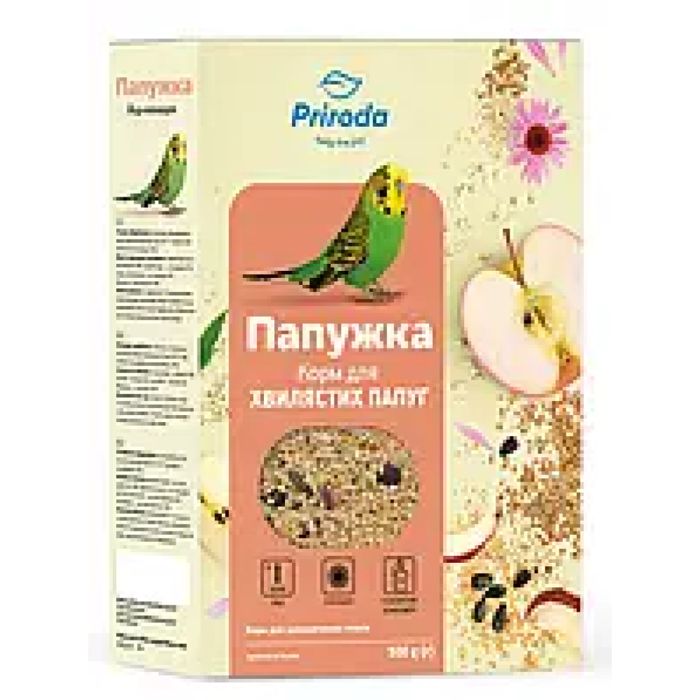 Корм для попугаев Природа Попугайчик + Йод и Эхинацея 500 г