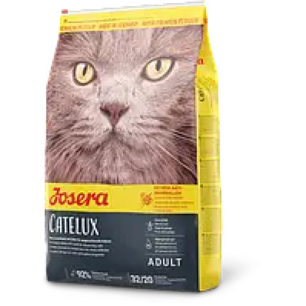 Josera Catelux 10кг корм с уткой и картофелем с эффектом выведения шерсти