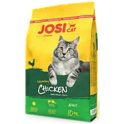 JosiCat Crunchy Chicken 10кг корм для котів з куркою
