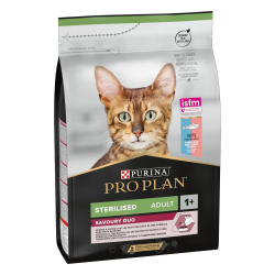 Purina Pro Plan Sterilised Savoury Duo 3 кг-корм для стерилізованих котів із тріскою і фореллю