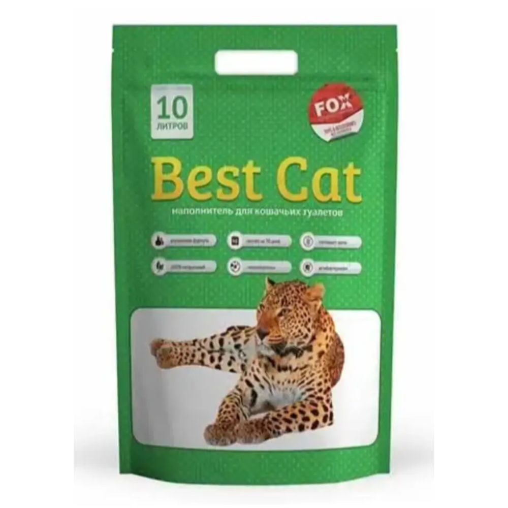 Силікагель Best Cat Green apple 10л (зелене яблуко)