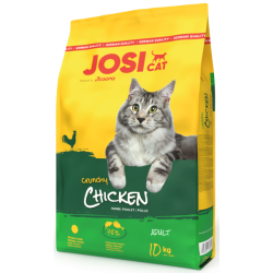JosiCat Crunchy Chicken 10кг корм для котів з куркою