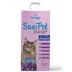 Природа Sani Pet наповнювач бентонітовий 5 кг (лаванда)