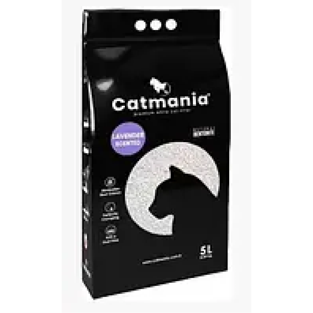 Catmania бентонитовый наполнитель 5л (лаванда)