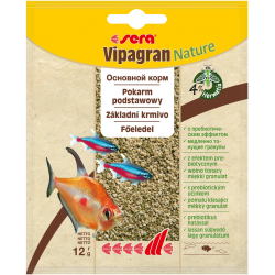 Sera Vipagran корм для всех аквариумных рыб в гранулах, 12 г