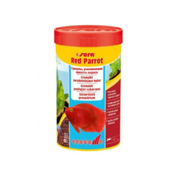 Sera Red Parrot корм для рыб красный попугай, 250 мл