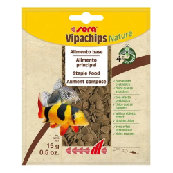 Sera Vipachips корм для обитающих на дне рыб в форме чипсов, 15 г