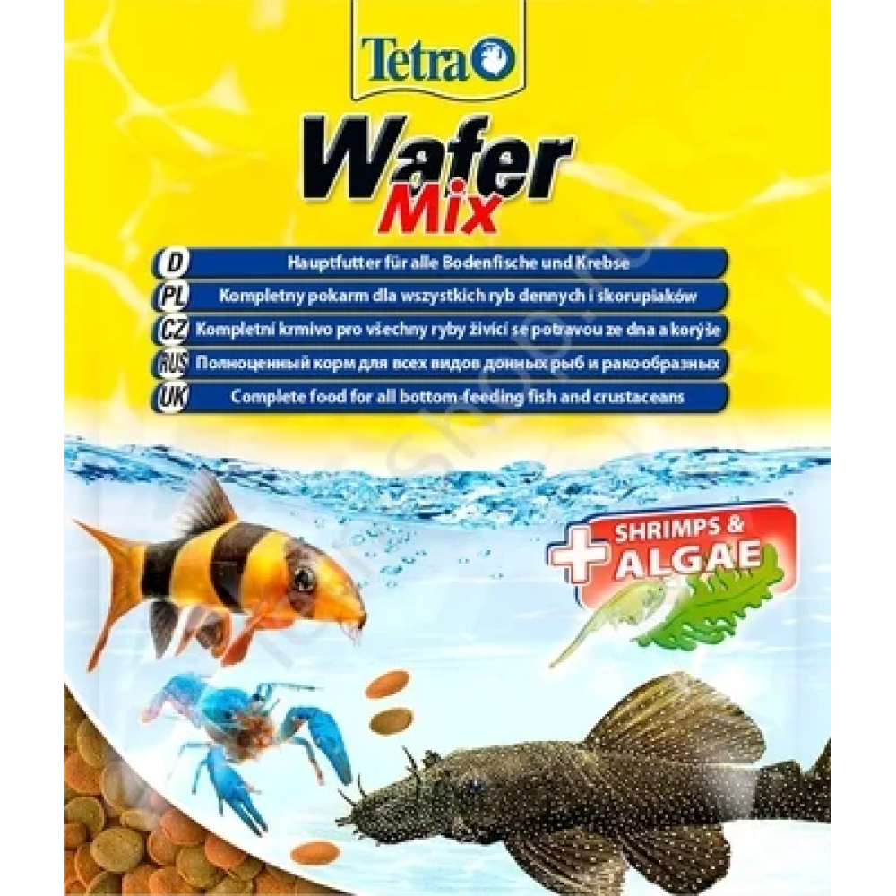 Корм Tetra Wafer Mix для донных рыб, 15 г