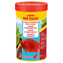 Sera Red Parrot корм для рыб красный попугай, 250 мл