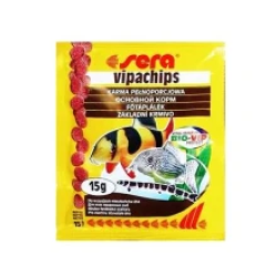 Sera Vipachips корм для обитающих на дне рыб в форме чипсов, 15 г