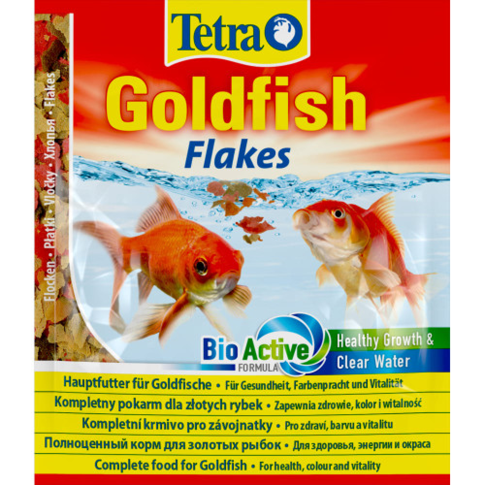 Корм Tetra Gold fish Flakes для золотых рыбок, 12 г