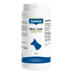 Canina Fell O.K. добавка с биотином для собак (125таблеток)