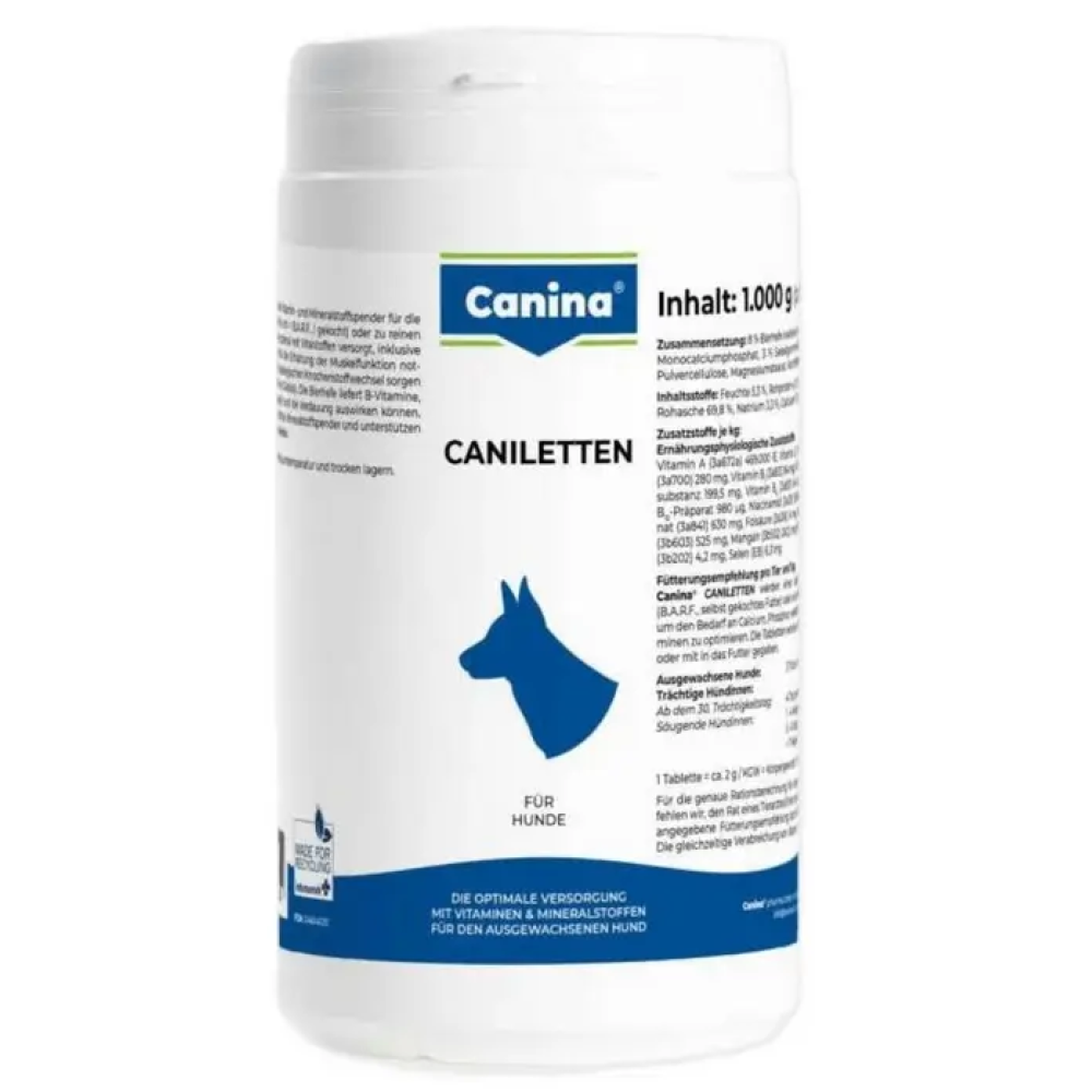 Canina Caniletten 500шт-комплекс минералов и витаминов для собак (120314)