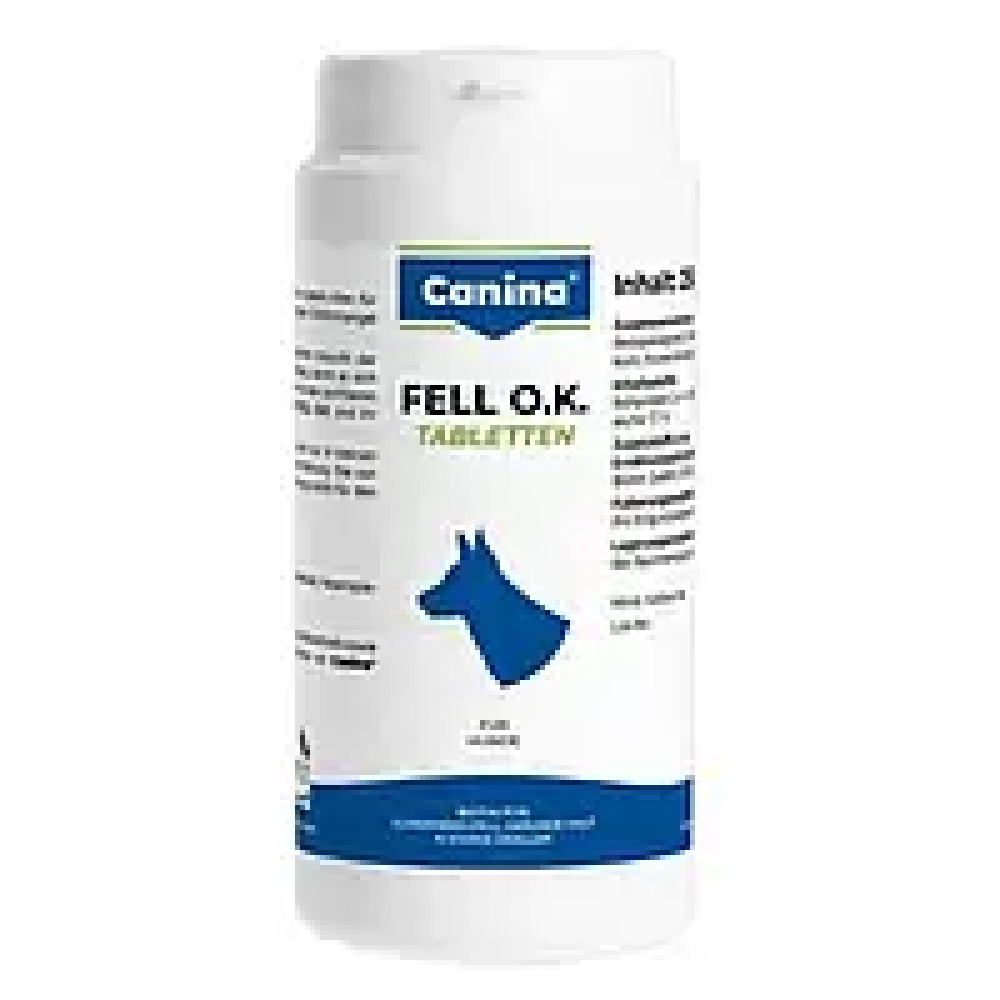 Canina Fell O.K. добавка с биотином для собак (125таблеток)