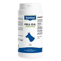 Canina Fell O.K. добавка с биотином для собак (125таблеток)