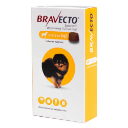 Таблетки Bravecto для собак от 2-4,5 кг