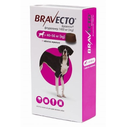 Таблетки Bravecto для собак от 40-56 кг